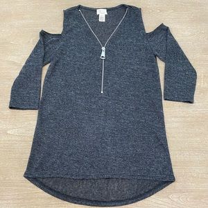 Andrea Jovine Cold Shoulder Sweater